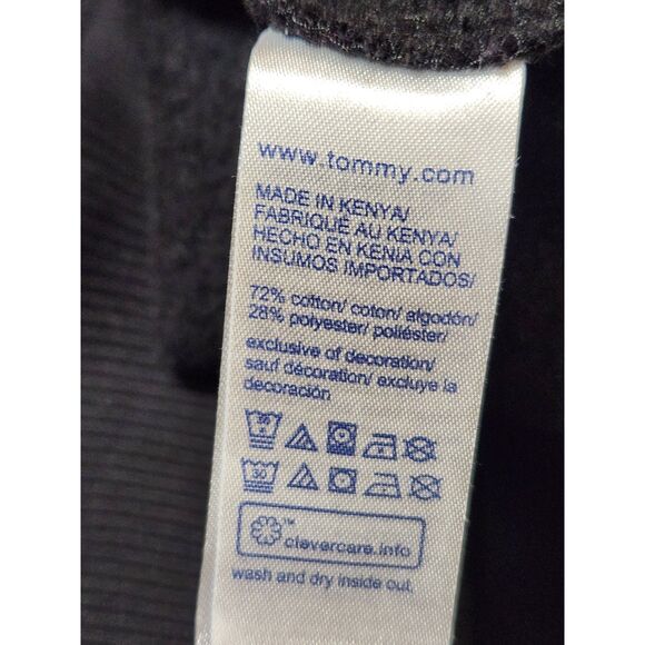 Tommy Jeans Pocketless Hoodie Men's size Medium Black - Picture 8 of 9